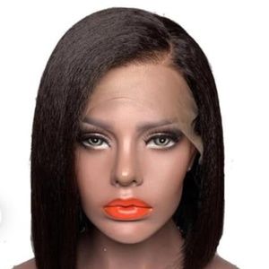 Youth Beauty 13X6 Lace Frontal Short Bob Wig Yaky Straight Wig